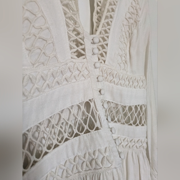 Women's Free People I Think I Love You Boho Short Dress Size 0 - Picture 10 of 11